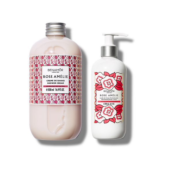 Rose Amelie Shower & Body Lotion Set